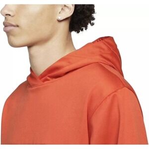 Nike Therma-FIT Men Basketball Pullover Hoodie | Team Orange Med Tall DA6370-891